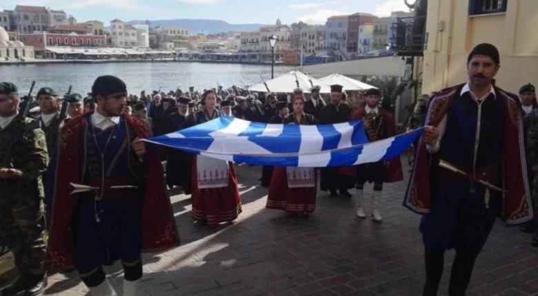 Χανιά: Τιμήθηκε στην πόλη η 105η επέτειος της Ένωσης της Κρήτης με την Ελλάδα